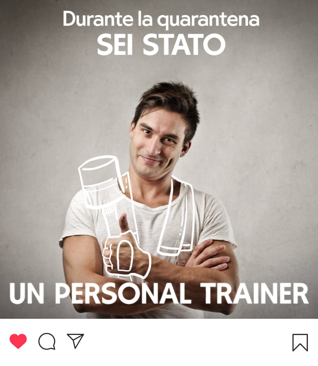 Campagna di sensibilizzazione social per Uretek: un personal trainer.
